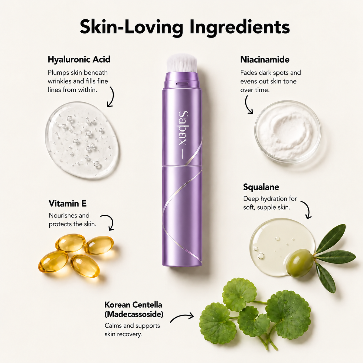 Color-Adapting Foundation Stick with Built-In Brush π₯ Color Changing Foundation Stick π§Έπ§Έ