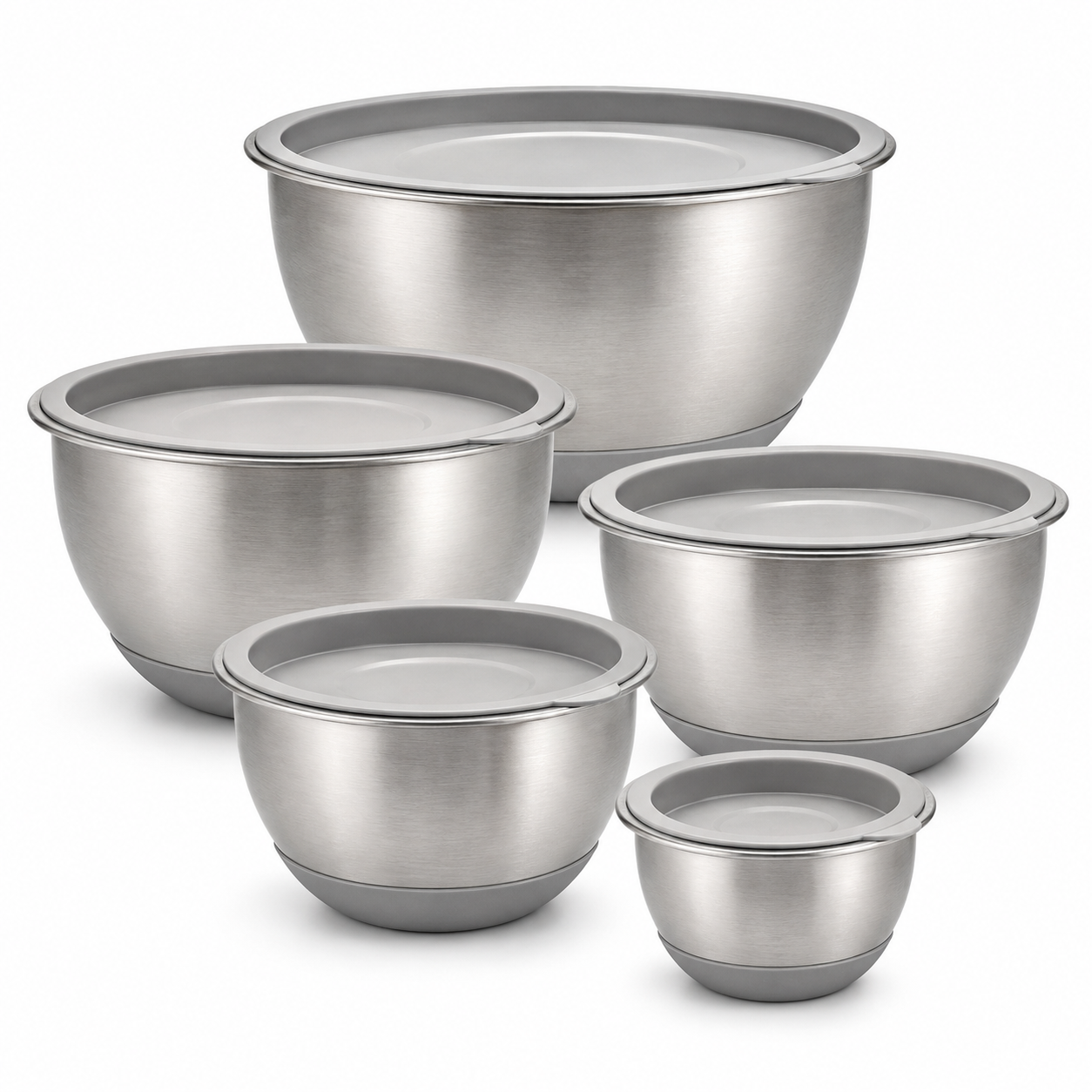 Stainless Steel Mixing Bowl & Prep Set