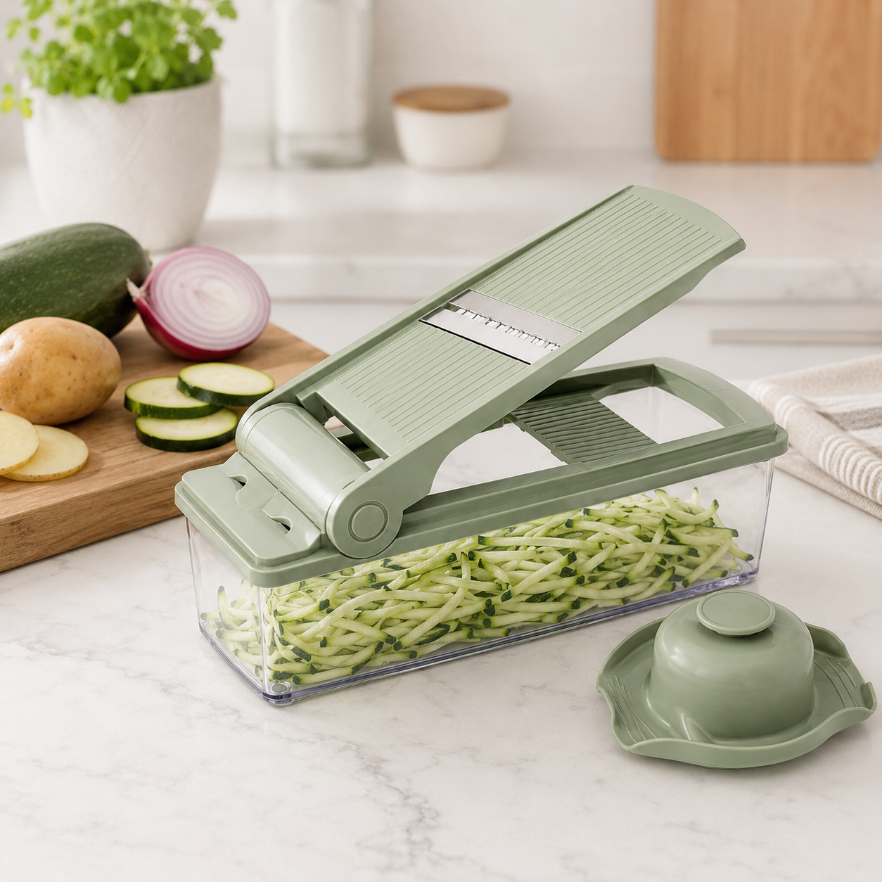 Precision Multi-Blade Vegetable Slicer