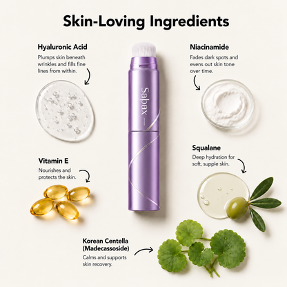 Color-Adapting Foundation Stick with Built-In Brush 🔥 Color Changing Foundation Stick 🧸🧸